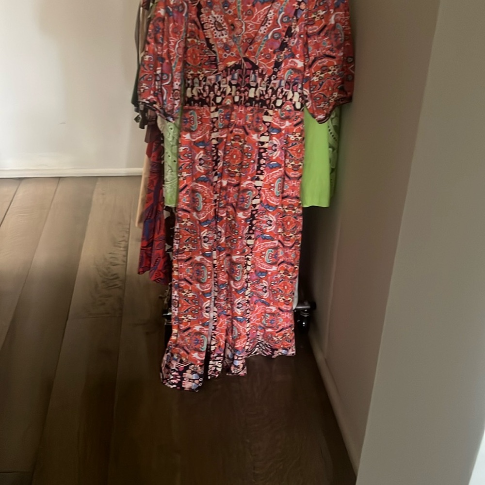 Floral Pink Maxi Dress